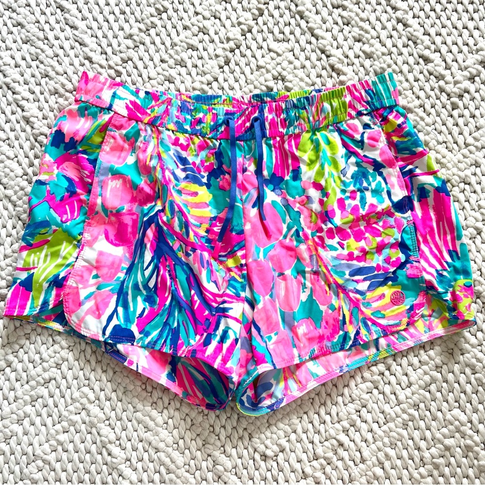 LILLY PULITZER Run Around Shorts 29522 Multi Gumbo Limbo Womens SMALL EUC